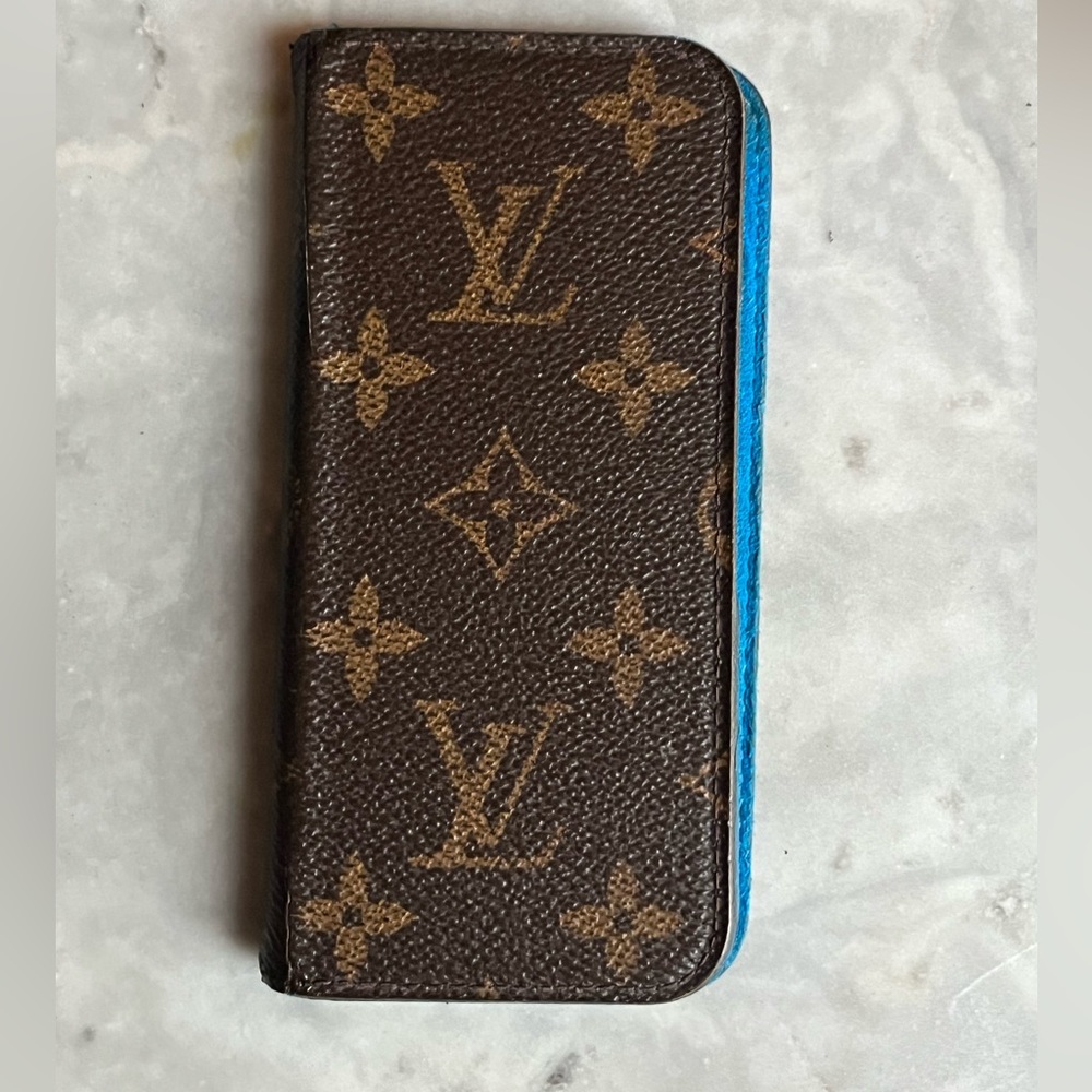 Louis Vuitton Monogram Brown & Blue iPhone 7 Case